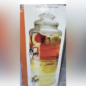 Double Chamber Staking Beverage Dispenser